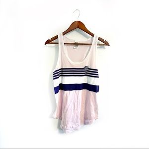 Victoria’s Secret PINK Activewear Tank with Striped Accent